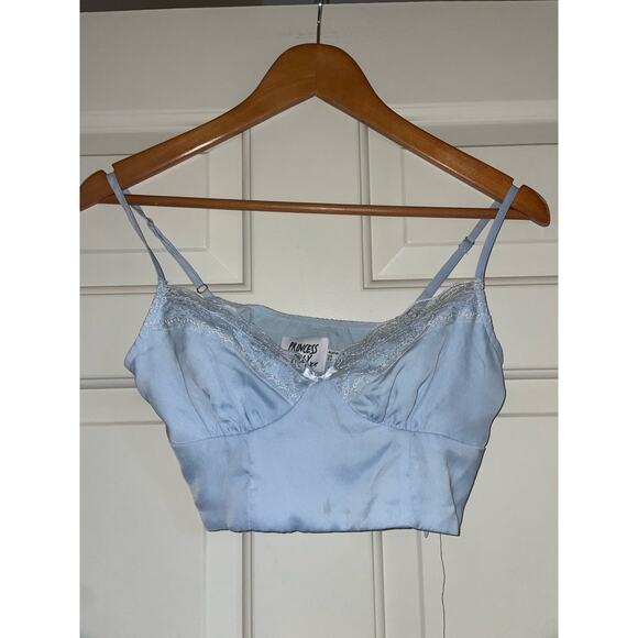 PRINCESS POLLY Old School Love Cropped Cami Top - Picture 3 of 6